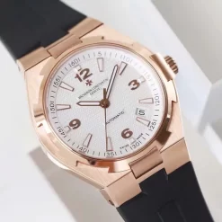 Vacheron Constantin Overseas Rose Gold White Dial Number Roman 42mm Replica 1:1 – Top Quality Version