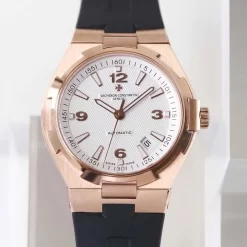 Vacheron Constantin Overseas Rose Gold White Dial Number Roman 42mm Replica 1:1 – Top Quality Version