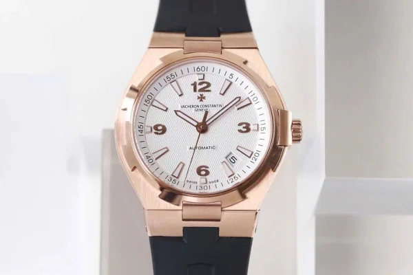 Vacheron Constantin Overseas Rose Gold White Dial Number Roman 42mm Replica 1:1 – Top Quality Version