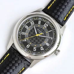 Patek Philippe Calatrava 6007A Steel 42mm Ebony Black Dial Replica 1:1 – Top Quality Version
