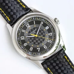Patek Philippe Calatrava 6007A Steel 42mm Ebony Black Dial Replica 1:1 – Top Quality Version