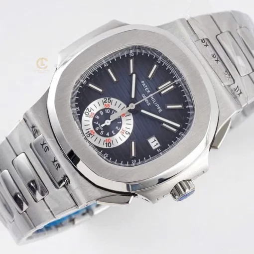 Đồng Hồ Patek Philppe Nautilus Chronograph 5980/1A-001 40.5mm Replica 1:1 – Top Quality Version
