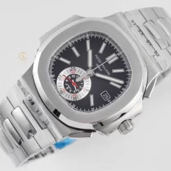 Đồng hồ Patek Philippe Nautilus Chronograph 5980/1A-014 40.5mm Black-Blue Dial Replica 1:1 – Top Quality Version
