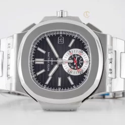 Đồng hồ Patek Philippe Nautilus Chronograph 5980/1A-014 40.5mm Black-Blue Dial Replica 1:1 – Top Quality Version