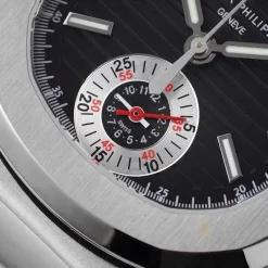 Đồng hồ Patek Philippe Nautilus Chronograph 5980/1A-014 40.5mm Black Dial Replica 1:1 – Top Quality Version