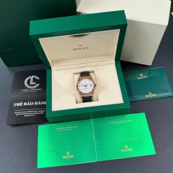 Đồng hồ Rolex Oyster Perpetual Sky-Dweller M326235-0004 42mm White Dial Rose Gold Replica 1:1 – Top Quality Version