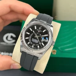 Đồng hồ Rolex Sky-Dweller 336239-0002 42mm Black Dial Replica 1:1 – Top Quality Version
