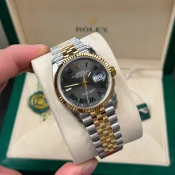 Đồng hồ Rolex Datejust M126233-0035 36mm Wimbledon Dial Replica 1:1 – Top Quality Version
