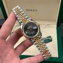 Đồng hồ Rolex Datejust M126233-0035 36mm Wimbledon Dial Replica 1:1 – Top Quality Version