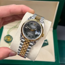Đồng hồ Rolex Datejust M126233-0035 36mm Wimbledon Dial Replica 1:1 – Top Quality Version