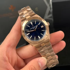 Đồng hồ Vacheron Constantin Overseas Rose Gold 4500V/110R-B705 41mm Blue Dial Replica 1:1 – Top Quality Version