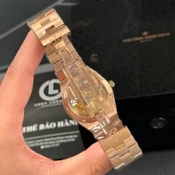 Đồng hồ Vacheron Constantin Overseas Rose Gold 4500V/110R-B705 41mm Blue Dial Replica 1:1 – Top Quality Version