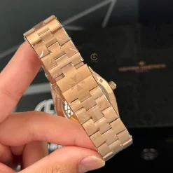 Đồng hồ Vacheron Constantin Overseas Rose Gold 4500V/110R-B705 41mm Blue Dial Replica 1:1 – Top Quality Version