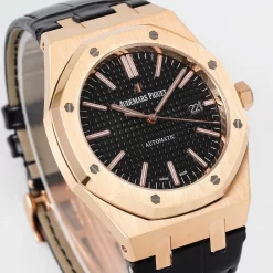 Đồng Hồ Audemars Piguet Royal Oak Selfwinding 15400OR 41mm Rose Gold Steel Replica 1:1 – Top Quality Version