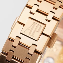 Đồng Hồ Audemars Piguet Royal Oak Selfwinding 15400OR 41mm Black Dial Rose Gold Replica 1:1 – Top Quality Version