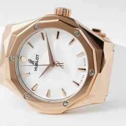 Đồng hồ Hublot Classic Fusion Orlinski 550.OS.2200.RW.ORL20 40mm Gold White Replica 1:1 –