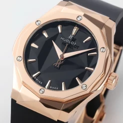 Đồng hồ Hublot Classic Fusion Orlinski 550.OS.1800.RX.ORL19 40mm Black Dial Rose Gold Replica 1:1 – Top Quality Version