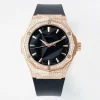 Đồng hồ Hublot Classic Fusion Orlinski King Gold Pavé 550.OS.1800.RX.1604.ORL19  40mm Black Dial Rose Gold Replica 1:1 – Top Quality Version