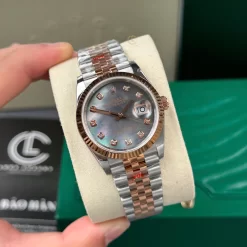 Đồng Hồ Rolex Datejust 126231 36mm MOP Dial Rose Gold Replica 1:1 – Top Quality Version