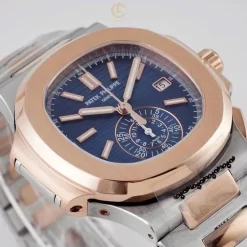 Đồng Hồ Patek Philippe Nautilus Chronograph 5980/1AR-001 40mm Rose Gold Demi