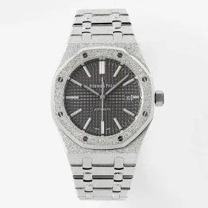 Đồng hồ Audemars Piguet Royal Oak Frosted 15410BC 33mm Grey Dial Replica 1:1 – Top Quality Version