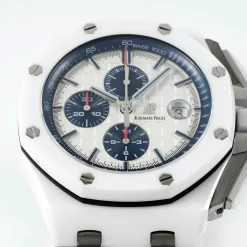 Đồng hồ Audemars Piguet Royal Oak Offshore Chronograph Ceramic 26402CB 44mm White Dial