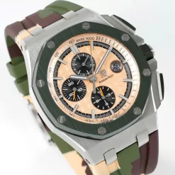 Đồng hồ Audemars Piguet Royal Oak Offshore Chronograph Ceramic Camouflage 26400SO 44mm Rose Gold Dial Replica 1:1 – Top Quality Version