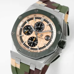 Đồng hồ Audemars Piguet Royal Oak Offshore Chronograph Ceramic Camouflage 26400SO 44mm Rose Gold Dial Replica 1:1 – Top Quality Version