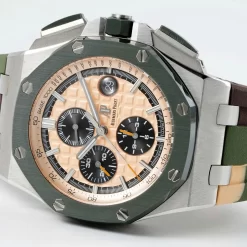 Đồng hồ Audemars Piguet Royal Oak Offshore Chronograph Ceramic Camouflage 26400SO 44mm Rose Gold Dial Replica 1:1 – Top Quality Version
