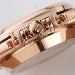 Đồng Hồ Patek Philippe Nautilus Chronograph 5980/1AR-001 40.5mm Black Dial Replica 1:1 – Top Quality Version