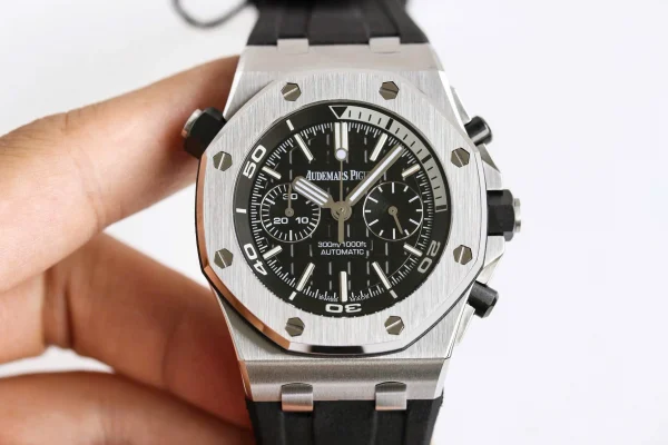 Đồng hồ Audemars Piguet Royal Oak Offshore Diver Chronograph in Grey 26703ST 42mm Replica 1:1 – Top Quality Version