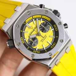 Đồng hồ Audemars Piguet Royal Oak Offshore Diver Chronograph in Yellow 26703ST 42mm Replica 1:1 – Top Quality Version