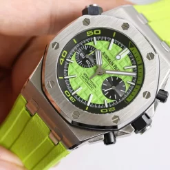 Đồng hồ Audemars Piguet Royal Oak Offshore Diver Chronograph in Green 26703ST 42mm Replica 1:1 – Top Quality Version
