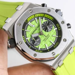 Đồng hồ Audemars Piguet Royal Oak Offshore Diver Chronograph in Green 26703ST 42mm Replica 1:1 – Top Quality Version