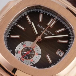 Đồng hồ Patek Philippe Nautilus 5980R-001 40.5mm Chronograph Rose Gold Replica 1:1 – Top Quality Version