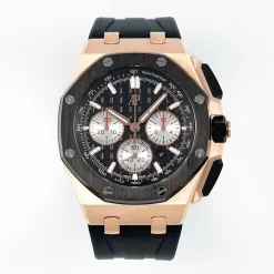 Đồng hồ Audemars Piguet Royal Oak Rose Gold 26401RO 44mm Black Dial Replica 1:1 – Top Quality Version