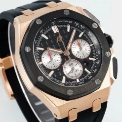 Đồng hồ Audemars Piguet Royal Oak Rose Gold 26401RO 44mm Black Dial Replica 1:1 – Top Quality Version