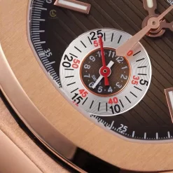 Đồng hồ Patek Philippe Nautilus 5980R-001 40.5mm Chronograph Rose Gold Replica 1:1 – Top Quality Version