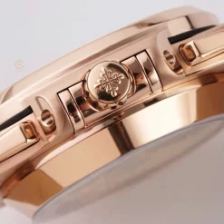 Đồng hồ Patek Philippe Nautilus 5980R-001 40.5mm Chronograph Rose Gold Replica 1:1 – Top Quality Version