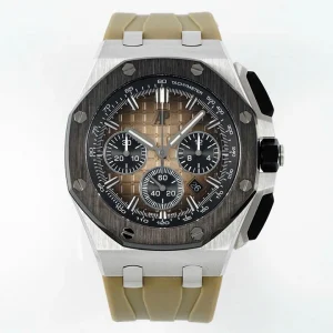 :Đồng Hồ Nam Audemars Piguet Offshore Selfwinding Chronograph 26420 42mm Smoke Dial Replica 1:1 – Top Quality Version