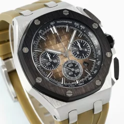 :Đồng Hồ Nam Audemars Piguet Offshore Selfwinding Chronograph 26420 42mm Smoke Dial Replica 1:1 – Top Quality Version