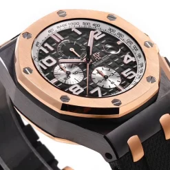 Đồng hồ Audemars Piguet Royal Oak Offshore Selfwinding Chronograph 26401RO 44mm Black Dial Rose Gold Replica 1:1 – Top Quality Version