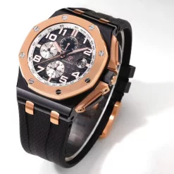 Đồng hồ Audemars Piguet Royal Oak Offshore Selfwinding Chronograph 26401RO 44mm Black Dial Rose Gold Replica 1:1 – Top Quality Version