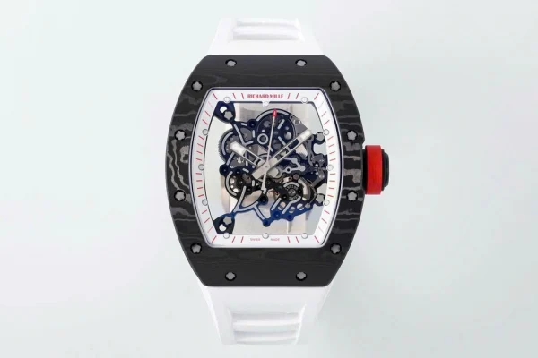 Đồng Hồ Richard Mille RM055 Red-White 42mm Ceramic Replica 1:1 – Top Quality Version