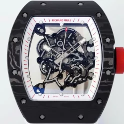 Đồng Hồ Richard Mille RM055 Red-White 42mm Ceramic Replica 1:1 – Top Quality Version
