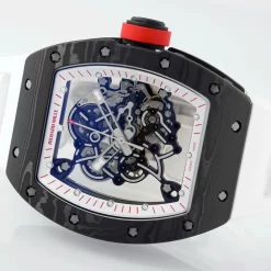 Đồng Hồ Richard Mille RM055 Red-White 42mm Ceramic Replica 1:1 – Top Quality Version