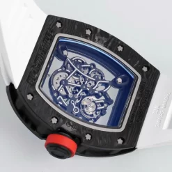 Đồng Hồ Richard Mille RM055 Red-White 42mm Ceramic Replica 1:1 – Top Quality Version