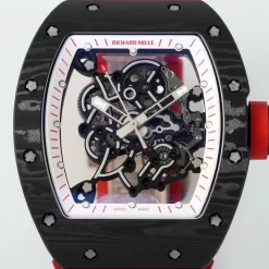 Đồng Hồ Richard Mille RM055 Red-White 42mm Ceramic Replica 1:1 – Top Quality Version