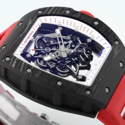Đồng Hồ Richard Mille RM055 Red-White 42mm Ceramic Replica 1:1 – Top Quality Version
