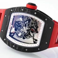 Đồng Hồ Richard Mille RM055 Red-White 42mm Ceramic Replica 1:1 – Top Quality Version